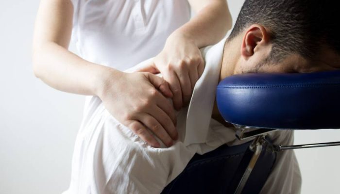 La chaise de shiatsu